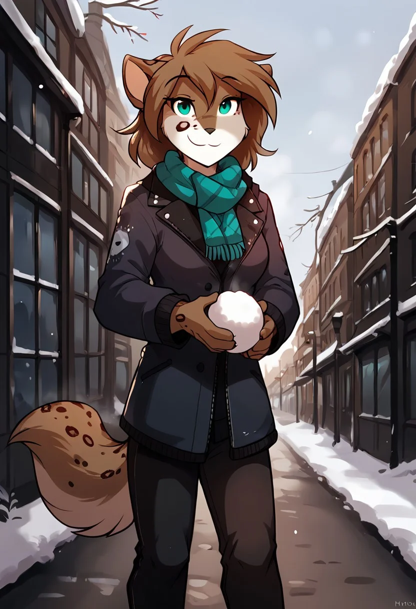score_9, score_8_up, score_7_up,score_6_up,score_5_up, source_furry
BREAK
solo, furry female anthro, medium hair, medium breasts, (cute, smile, seductive, looking at viewer), black winter jacket, green scarf, black winter pants, (outdoors, standing, winter, winter park, Playing snowballs), playing snowballs, throwing a snowball
BREAK
<lora:Kathrin-Twokinds-SDXL-AnonTK-V1:0.85>, kathrin-twokinds, keidran, mammal, canine tail, teal eyes, <lora:p:0.35>