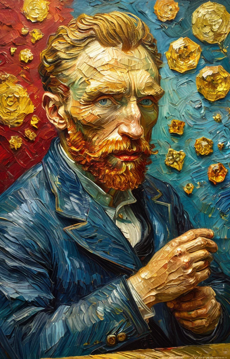 masterpiece,best quality,<lora:tbh53-sdxl:0.75>,illustration,Gold,jewelry,diamonds,colorful,<lora:tbh123-sdxl:0.5>,oil painting,style of Vincent van Gogh,
