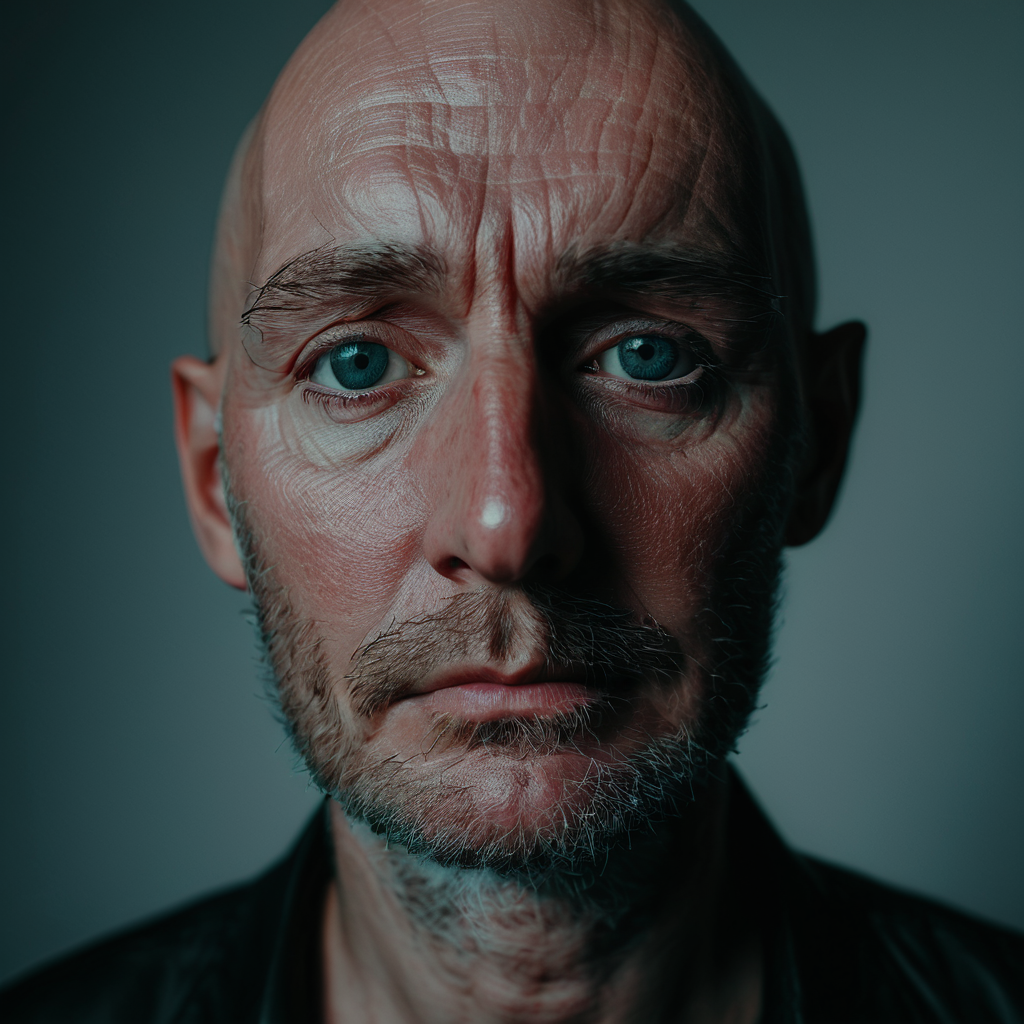midjourneylora, 1man, portrait