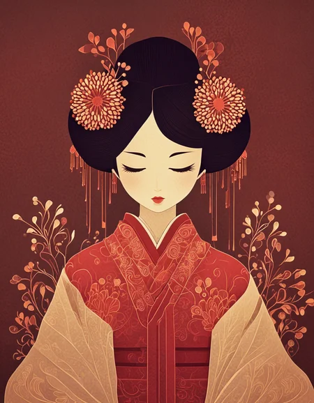 novuschroma style geisha <lora:135_novuschroma_1:1>, <lora:sdxl_lightning_8step_lora:1>