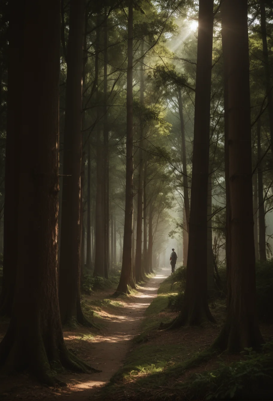 score_9,score_8_up,score_7_up,8k,,ruanyi0715,tree,dappled sunlight,overgrown,no humans,<lora:0715 dark forest_v1_pony:1>