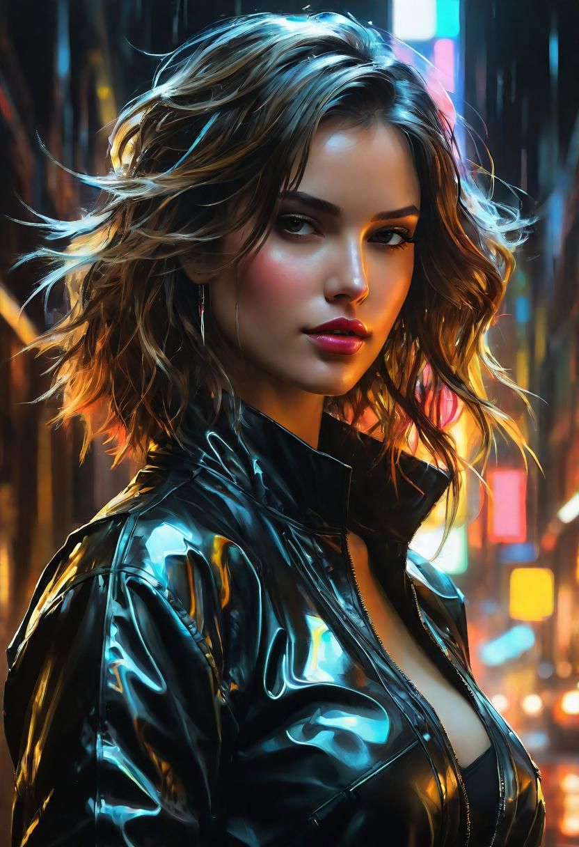 Neon Girl android, artificial intelligence,
RTX, 8k, HDR, best quality, cinematic film story, (masterpiece), Anna Razumovskaya, Casey Baugh, Antonio Mora, Aminola Rezai, Giovanni Boldini, art, realistic art, digital illustration, portrait, bright rich colors, Digital art, watercolor, oil paints, alcohol inks,