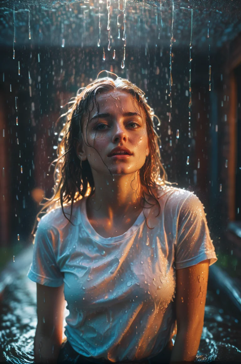 (((masterpiece))),(((best quality))),highly detailed, cinematic film still 1girl wet tshirt water drops,splash detailed,surreal dramatic lighting shadow (lofi, analog),kodak film by Brandon Woelfel Ryan McGinley,vignette,high budget,bokeh,cinemascope,moody,epic,gorgeous,film grain,grainy, <lora:xl_more_art-full_v1:0.75>,