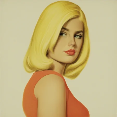 1girl, blonde