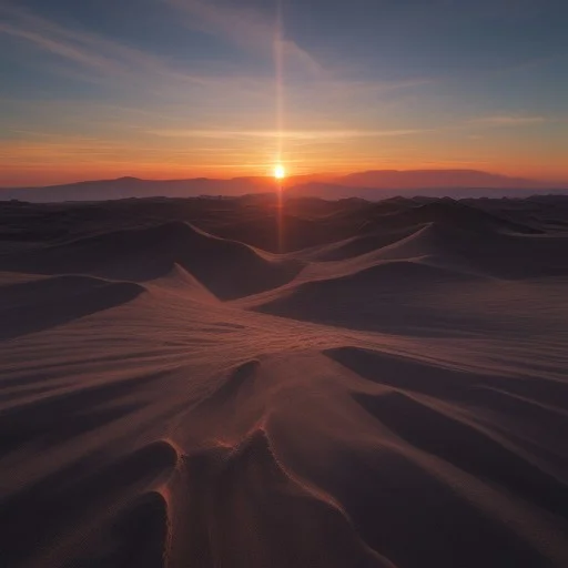 Fractal sunset