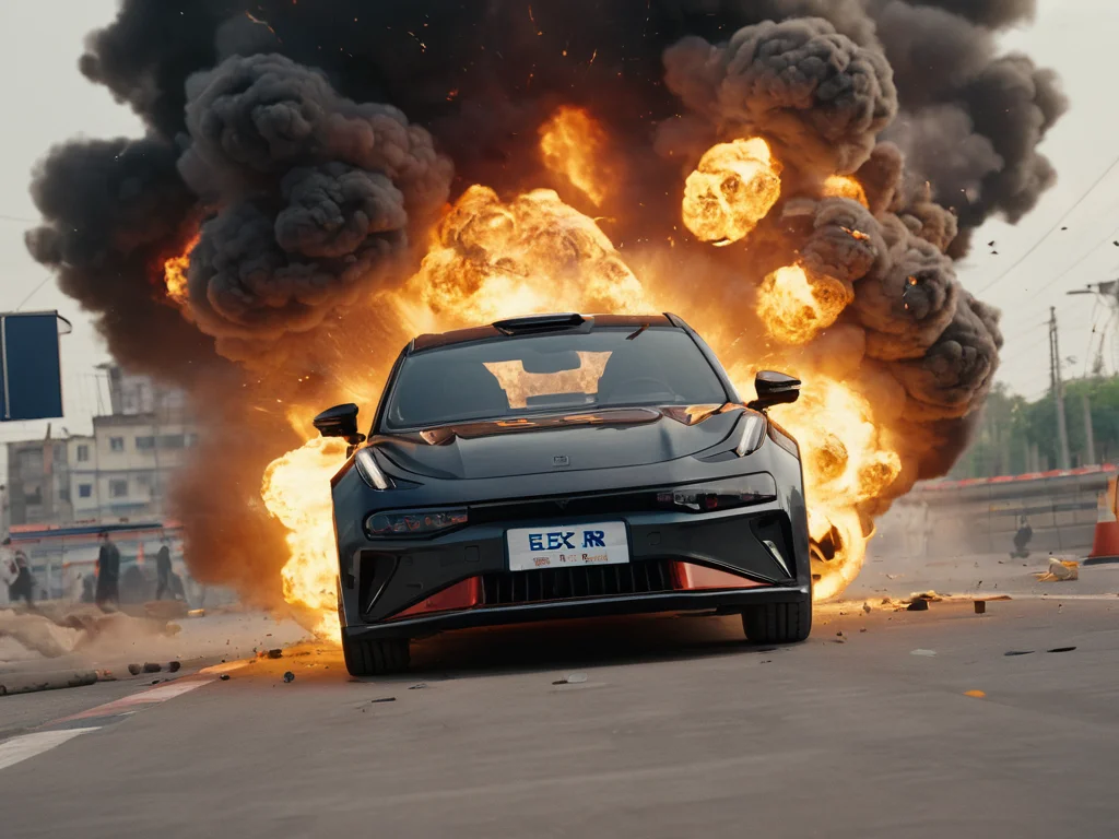 zeekr 001,<lora:zeekr 001:1>,
Car accident,explosion,flying though a paradox,cinematic scene,scenery,detailed background,masterpiece,best quality,high quality,highres,absurdres,very detailed,high resolution,sharp,sharp image,8k,multicolored,colorful,vivid,award winning,stunning,amazing,masterpiece,best quality,, masterpiece, best quality,