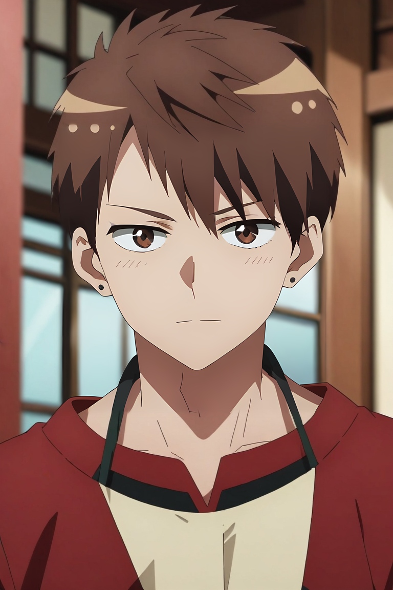 score_9, score_8_up, score_7_up, , rating_safe, intricate details, anime screencap, , official style, , depth of field, 1boy, solo, male focus, <lora:ryuuya_romantic_killer_pony:0.82>, ryuuya_romantic_killer, brown hair, brown eyes, short hair, , viking costume, <lora:sdxl_lightning_8step_lora:1>