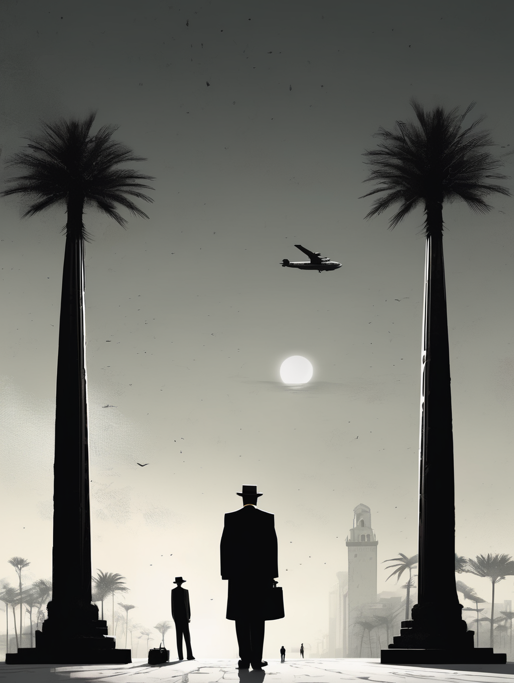 <lora:Alex Andreev style:1>Alex Andreev style - casablanca, tribute to the surreal and inventive style of Tang Yau Hoong