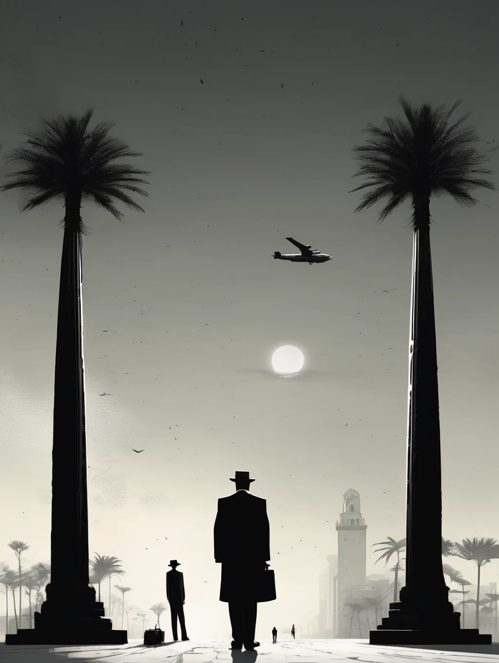 <lora:Alex Andreev style:1>Alex Andreev style - casablanca, tribute to the surreal and inventive style of Tang Yau Hoong