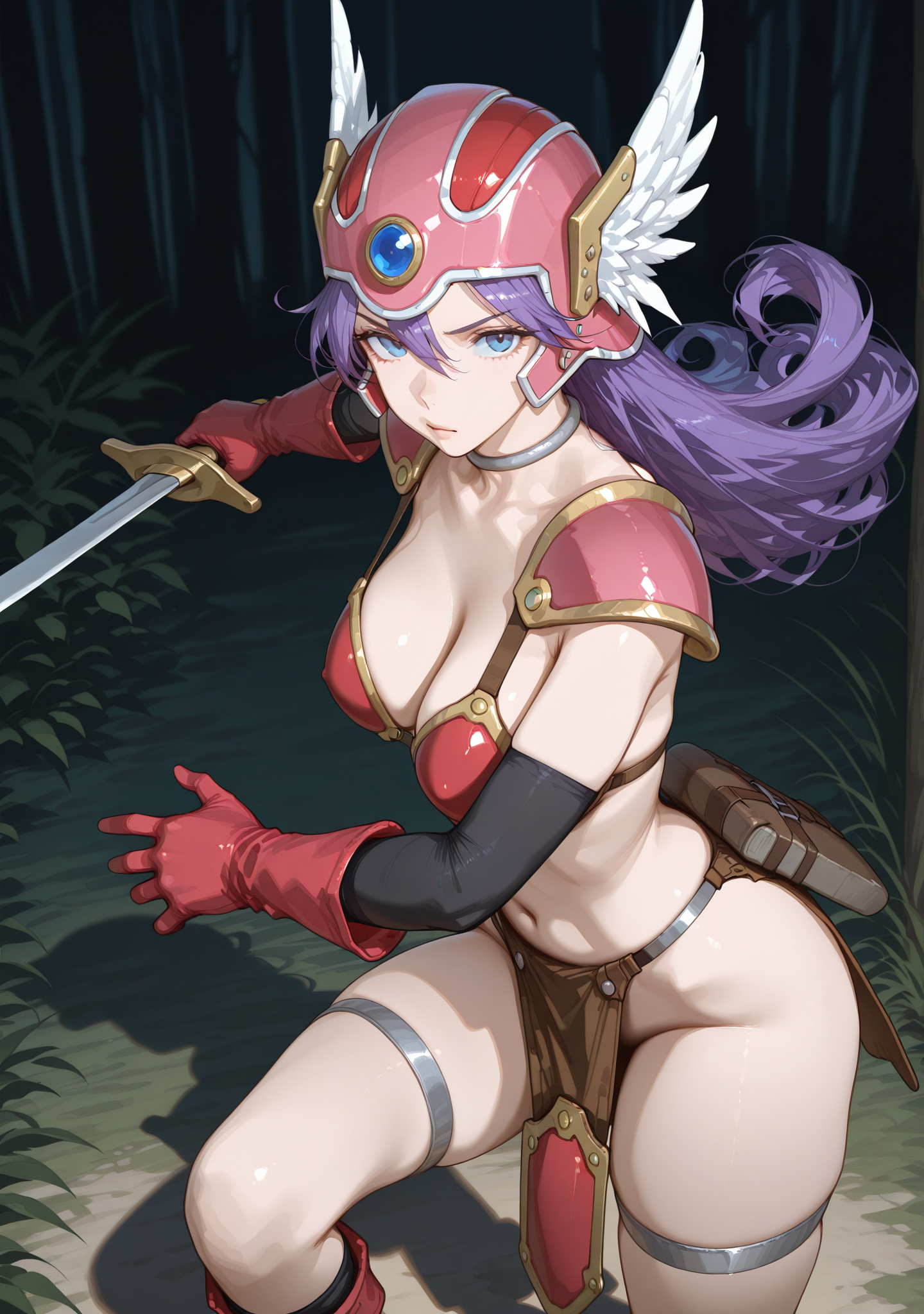 <lora:bms07sty:1>,bms07sty,
1girl,looking at viewer,soldier \(dq3\),holding sword,fighting stance,