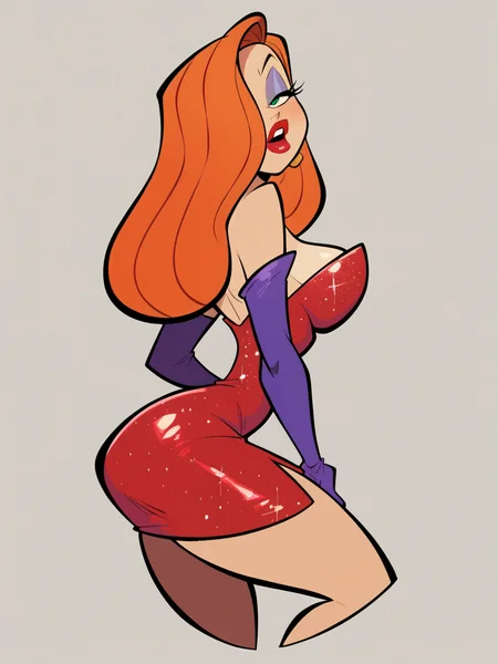 score_9, score_8_up, score_7_up, score_6_up, <lora:fl1ntsXLP:0.8> fl1nts, jessica rabbit,