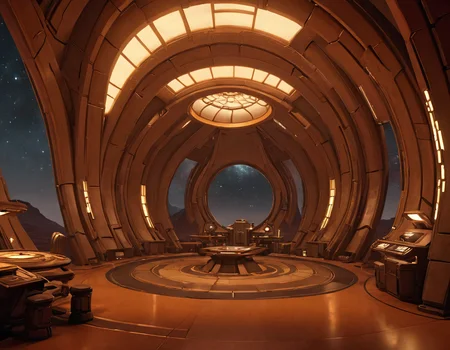 frelling, frelling interior, scenery,science fiction, warm lighting, a welcoming and friendly atmosphere, <lora:Frelling_Interior:1.0>