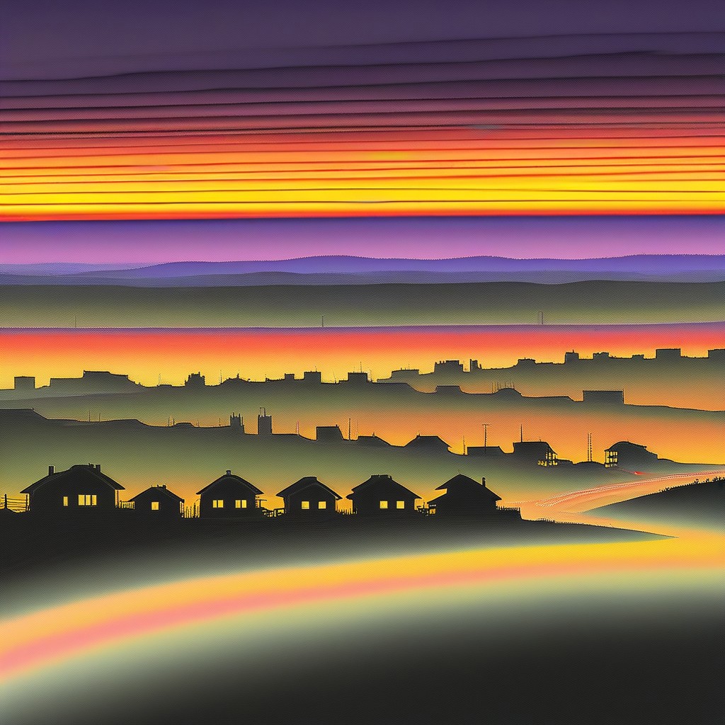 QXQXQXQ landscape, QXQXQXQ sunset, QXQXQXQ town