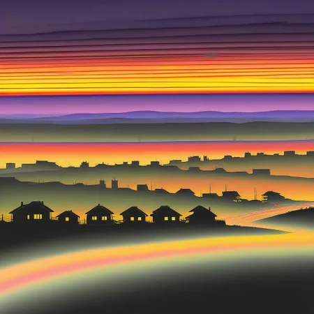 QXQXQXQ landscape, QXQXQXQ sunset, QXQXQXQ town