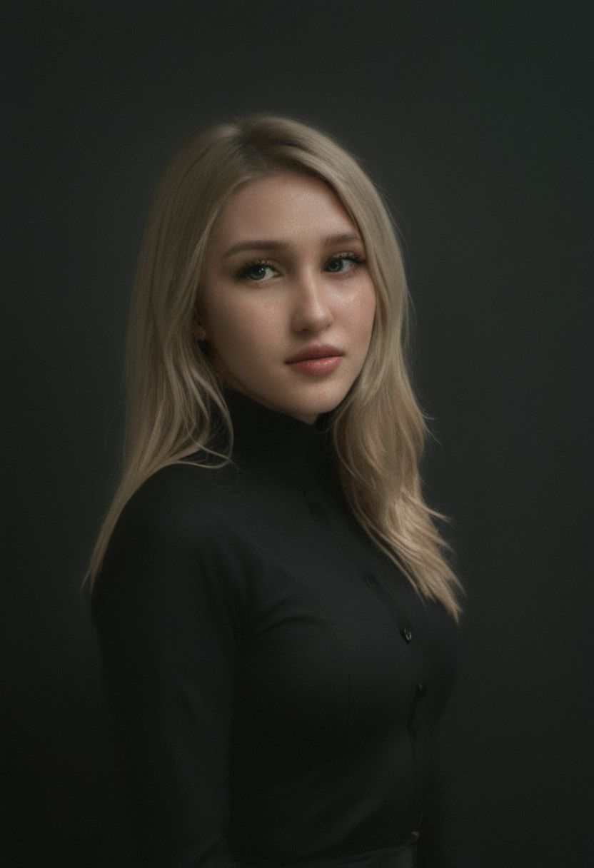 1girl, a 30 year old gorgeous woman, milfpeaches, detailed skin face and eyes ,delicate face lines, round face shape, very intricate, natural lighting , at bar in nightclub, dark room, skin pores, smoke, relax, diffused light, elegant coat, chair, blazer, jeans, makeup, heart-shaped lips, high-heels, laced bra, shy corner smile, black shirt button-up, ((very long hair)), low contrast, natural face, blonde hair, cerulean eyes, dark circles under eyes, smile, natural breast, round breasts, sexy and curvy body, sitting on counter, crossed legs, long curvy legs, focus eyes,( wavy hair), glasses, from below,