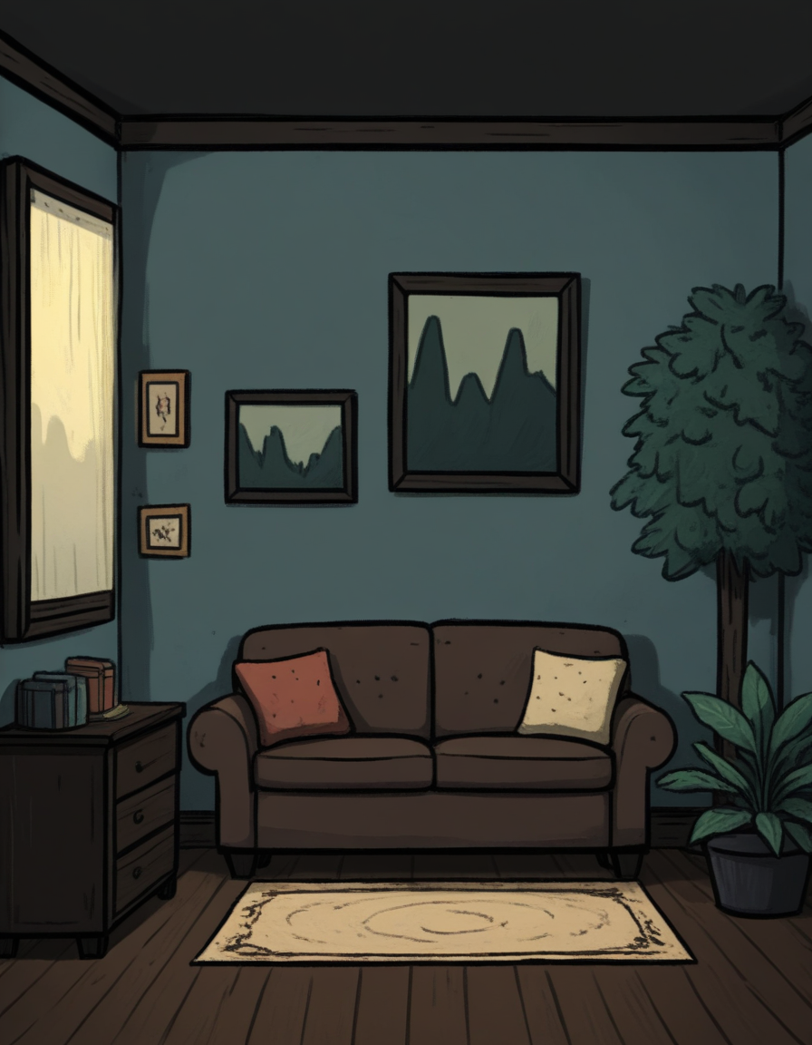 novuschroma style a living room <lora:105_novuschroma_1:1>