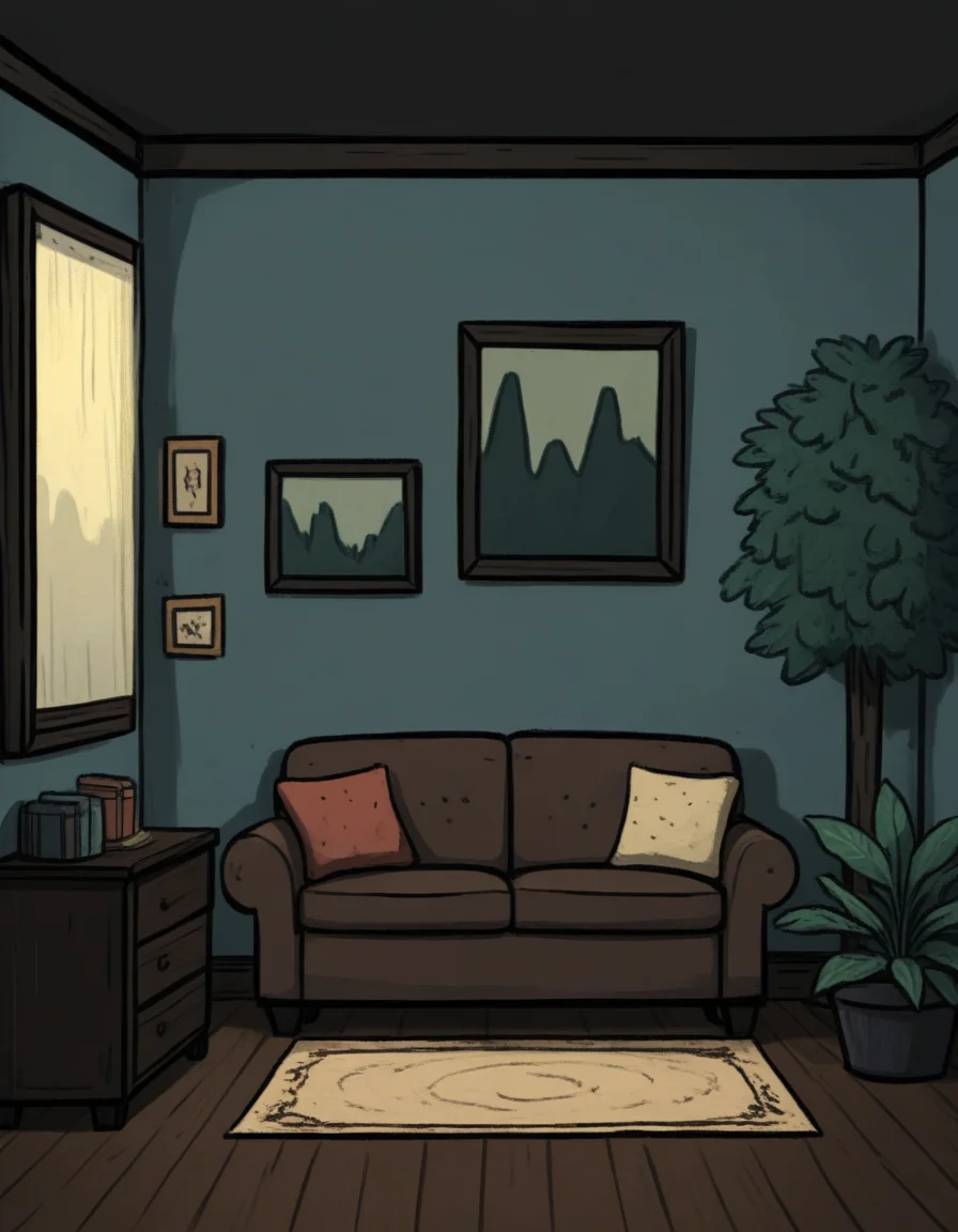 novuschroma style a living room <lora:105_novuschroma_1:1>