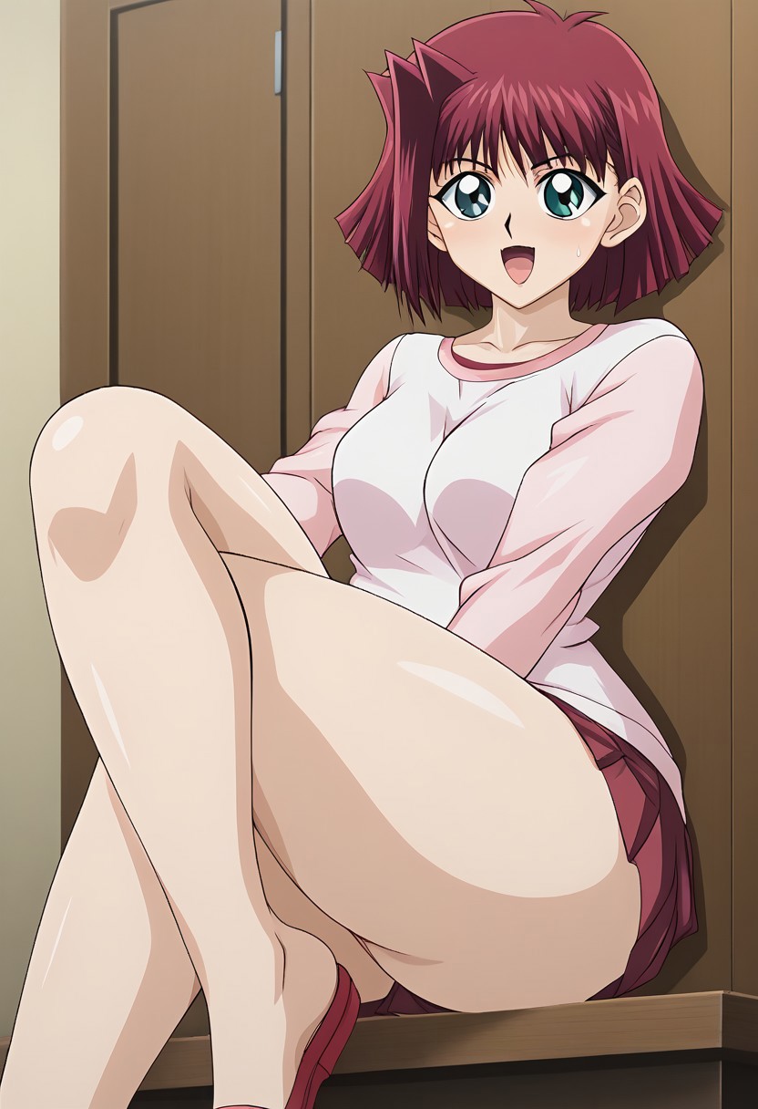 best quality, YGO, 1girl, thick thighs,