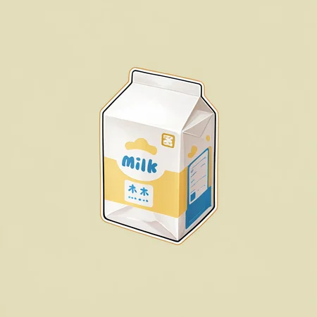 no humans, Milk Paper Tetra Pak Carton, solo, outline, simple background <lora:icon_outline_semireal:0.8>