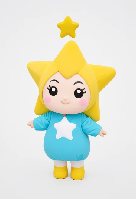 rating_safe, yuruchara, , chibi, full body,  solo , 
white background,
<lora:yuruchara_pony_tags_4d_3ep:0.7>
star \(symbol\),