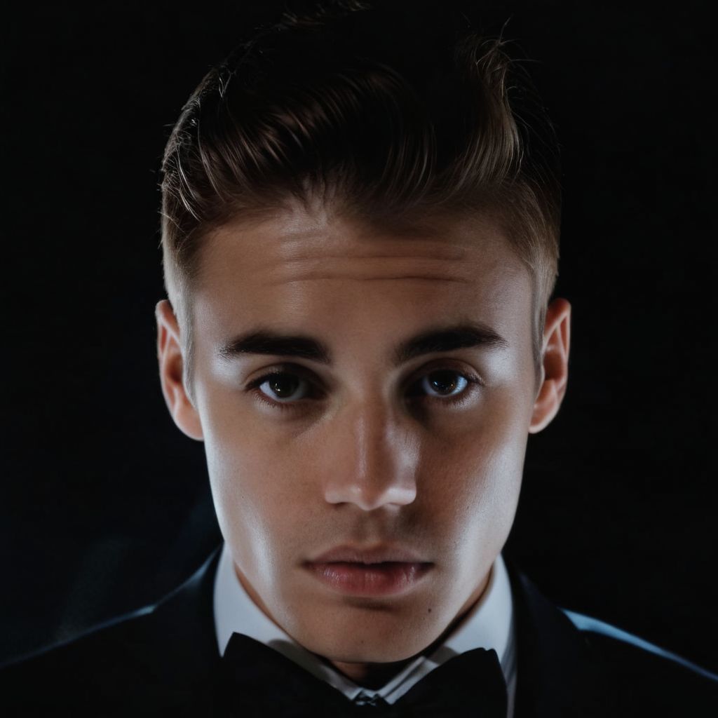 DSLR photo of ɉʉʂŧɨɳɓɨǝɓǝɍ face.using a tuxedo.lace.professional photography.high resolution.detailed photo.portrait.RAW.analog film.still film.50mm.f/16.uhd.hdr.4k.cinematic lighting.adobe lightroom <lora:justinbieber-ɉʉʂŧɨɳɓɨǝɓǝɍ-xl_6500_lora_f32:1>