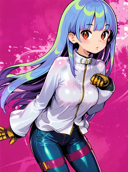 detailed background, shiny skin, posing,
<lora:imoko.pony:1>
imoko, kula, 
shirts, jeans,