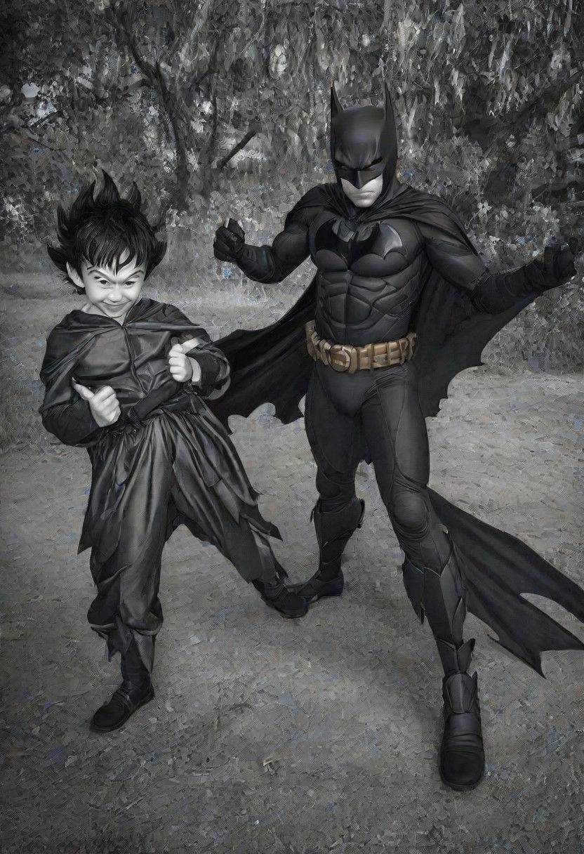 Batman and  Goku