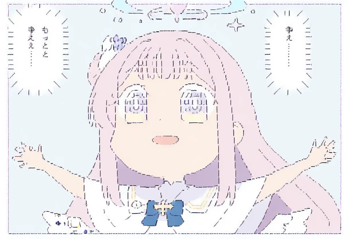1girl, mika \(blue archive\), halo, open mouth, smile, outstretched arms, arasoe, comic, masterpiece, best quality