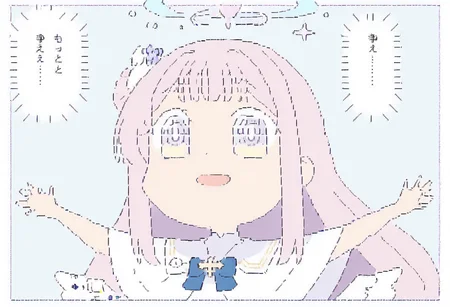 1girl, mika \(blue archive\), halo, open mouth, smile, outstretched arms, arasoe, comic, masterpiece, best quality