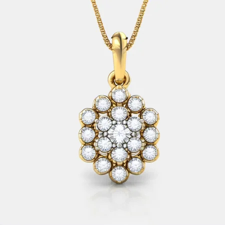 chain,golden,flower shape white crystals on top,shiny <lora:diamond:1>