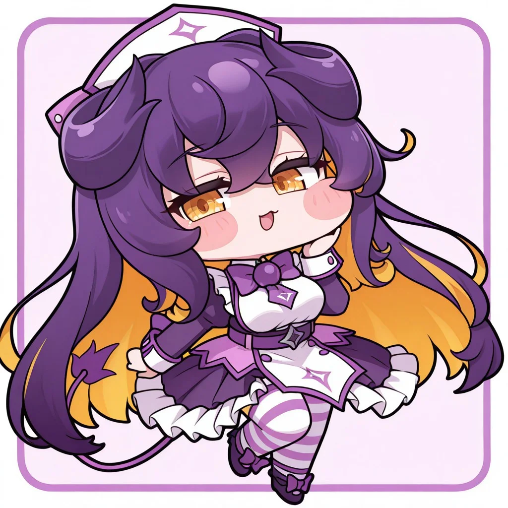 chibi,cute,full body,simple background,
very aesthetic, absurdres, highres, ultra-detailed, score_9, score_8_up, score_7_up,
prune \(bombergirl\)