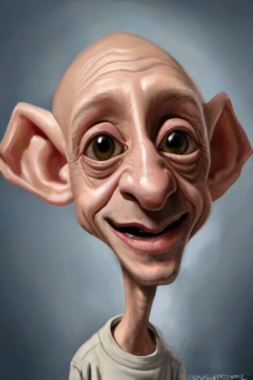 Masterpice,High Quality,
 <lora:PE_Caricature:0.8> PECaricature,
dobby from harry potter