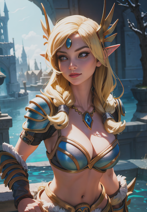 <lora:smite_freya:0.8>, smite_freya, smirk,, (gorgeous, beautiful, enchanting:1.3)