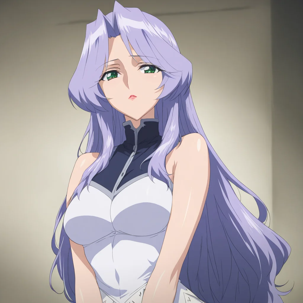 solo,anime coloring,looking at viewer,masterpiece,high score,great score,absurdres,dress,bare shoulders,<lora:Freya ag4o:1> freya, long hair, purple hair, green eyes, lipstick,