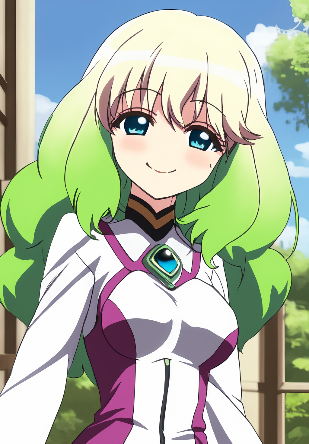 <lora:Mayura_Otomi:0.8>, Mayura_Otomi, 1girl, solo, smile,