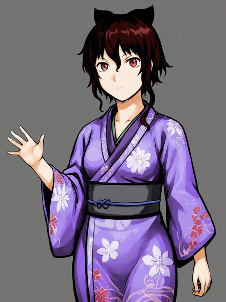 woman, 20 y/o, 20 year old, 20 year old woman, adult, score_9, BREAK masterpiece, high quality, perfect hands, <lora:Despera-Ain_PDXLv0-e50:0.8> despera_ain, medium breasts, wide hips, kimono