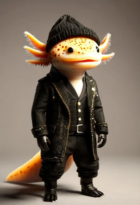4xolotl, Axolotl (wearing outfit)