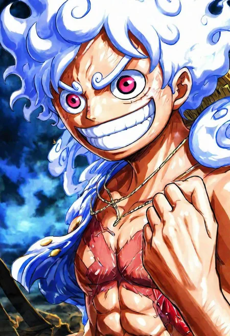 2D ( Portrait:1.1) 1Luffy in Wano, (best quality, masterpiece, detailed, highly detailed face) ,(high definition face:1.0),(detailed eyes:1.0) 8k,(Smilex2), (solo), amazing perspective, profesional composition ,
