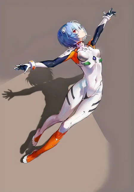 (masterpiece, best_quality:1.2), 1girl, ayanami rei, red eyes, short hair, white suit, golden ratio, keyvisual, vanishing point, contest_winner, commission, skeb_commission, award-winning illustration by agm, cel shading, visual novel, full body, narrow waist, medium breasts, shoulders, hips, navel, latex_bodysuit, alluring thighs, from side, thick ass, bent over, leaning forward, crossed_ankles, touching_toes, arched back, looking to the side at viewer, nsfw, absurdres, volumetric lighting, hard shadows, hard edges, sharp focus, 6k wallpaper, official art, shaded face, highly detailed intense glowing red eyes, light blue hair, dynamic pose, hourglass figure, beautiful legs, gorgeous ankles, stunningly beautiful sexy body, digital art, sketch, masterpiece cel shaded painting \(medium\), simple background, <lora:white_1_0:0.5> , with a white background, <lora:AyanamiRei:0.65> , rei ayanami, Plugsuite, short blue hair, headgear, fisheye, dutch_angle, wet clothes, see-through_silhouette, silhouette shadows, ambient lighting, caustics, (cgsociety, art by stanley lau, art by ross draws, art by frank frazetta:1.3), trending on artstation, HQ, highres, high_rated, <lora:ThickBrush:0.5> , tb