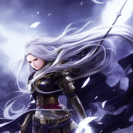 a majestic warrior, wear a metal armor, perfect light, higly detailed, high quality, 8k, magic, kojima-ayami
