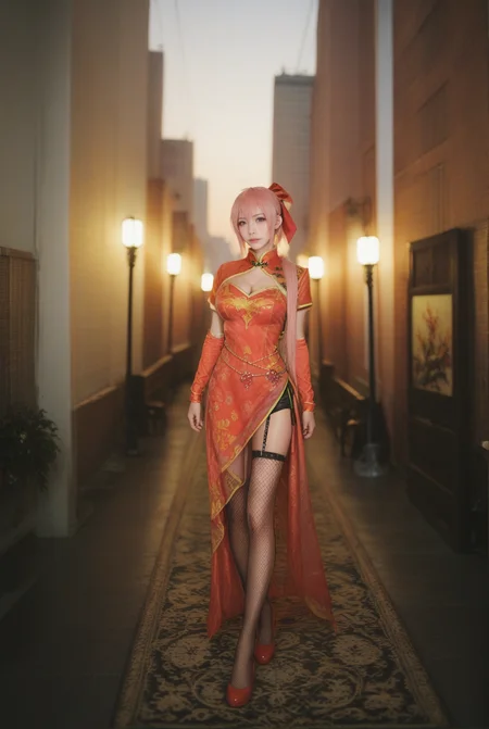 score_9, score_8_up, score_7_up, score_6_up,score_anime, 1girl, chinese luka, pink hair, large breasts, city background, walking <lora:Megurine_Luka_Chinese_Dress_Realistic_Pony_r1:0.7>