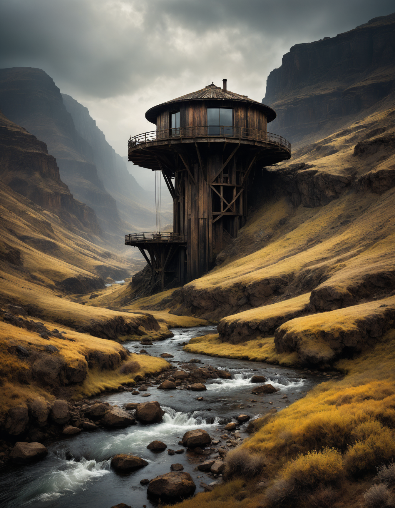 professional photograph of a well-off and epic landscape  by  Sacha Goldberger and Russ Mills and edward weston , bold lines, hyper detailed, dark limited palette, dramatic lighting,  (intricate details, masterpiece, best quality:1.4),
<lora:add-detail-xl:1> <lora:xl_more_art-full_v1:0.5>