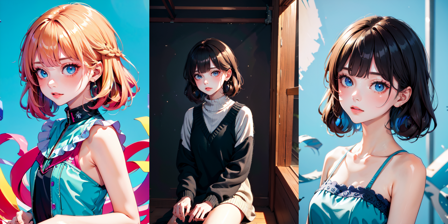 highly insanely detailed, masterpiece, top quality, best quality, highres, 4k, 8k, RAW photo, (very aesthetic, beautiful and aesthetic), rolled lob hairstyle, 
__lazy-wildcards/dataset/background-color__, 
<lora:rolled_lob-1.0:0.7>âââ