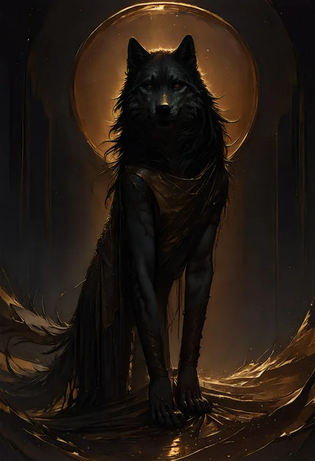 score_9, score_8_up, score_7_up,  black wolf, gold  <lora:pony/vixon_gold:0.65> g0ldl34f <lora:sdxl/sinfully_stylish_sdxl>