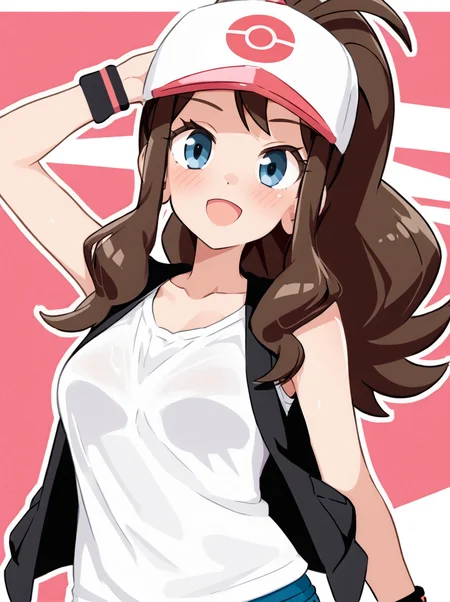 detailed background, shiny skin, posing, rating safe, 
<lora:tottotonero.pony:1>,
tottotonero,  hilda, 
clothed girl, shirts,