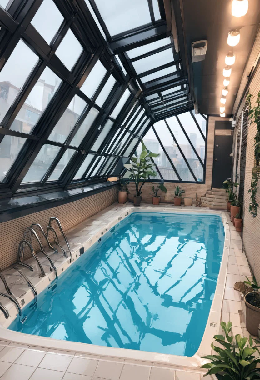 masterpiece, best quality, very aesthetic, absurdres,
reinopool, scenery, plant, window, pool, indoors, ceiling light, pool ladder, water, ceiling, potted plant, tiles, tile floor
<lora:reinopool_SDXL_V1:0.8>