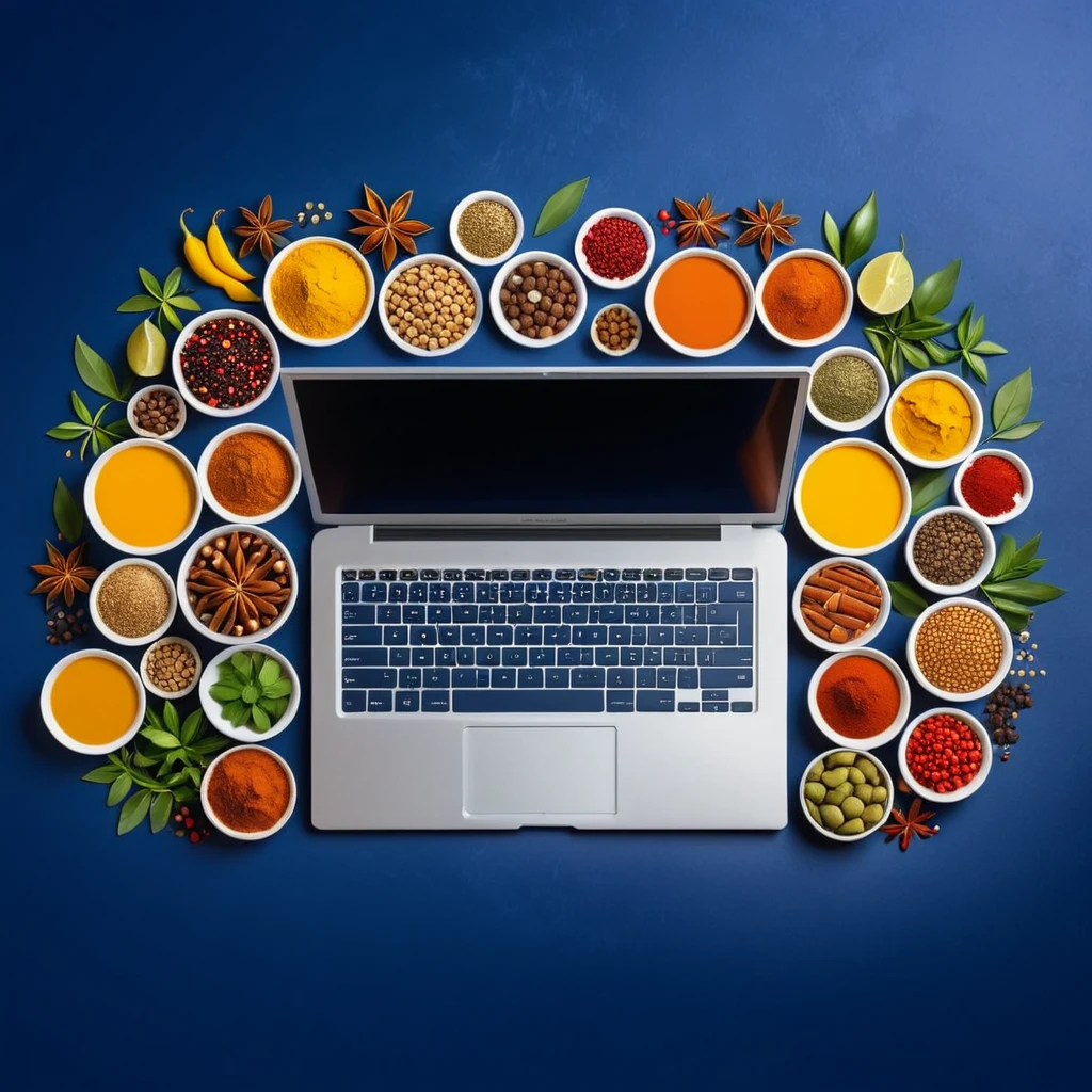 (laptop showcase) <lora:02_laptop_showcase:1.1>
Navy blue background,
high quality, professional, highres, amazing, dramatic,
(Street market and exotic spices:0.5),