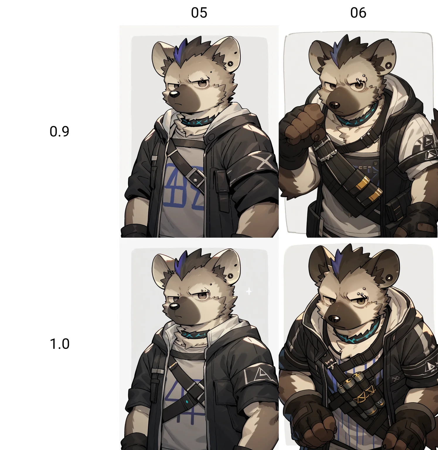 score_9, score_8_up, score_7_up, score_6_up, score_5_up, score_4_up, spot_arknights,anthro,fingerless gloves,collar,eye piercing,solo,handsome,male,kemono,looking at viewer,<lora:spotxl-000005:0.9>, (haj:0.5),fty