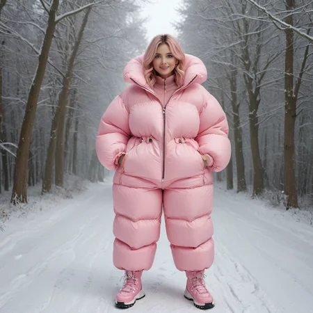 (Midjourney like), minimalistic photography style,pink (mature professional british tall women wearing puffy leggings snowpants pink jacket snowpants skilegs:1.15), extra_puffy_jacket,large cleavage louis Vuitton clothing style, in the style of battle worn (ultra- realistic details:1.1), surrealism, poetic, blink-and-you-miss-it detail, stylish costume design,(big smile), winter frozen scene, bright and shiny eyes,lost in the snow
<lora:Puffer_Jacket_and_Down_Jacket_-_Extra_Puffy_Jackets:0.6> <lora:WildcardX-XL-Detail-Enhancer:1> <lora:zavy-cntrst-sdxl:0.7> <lora:snowpants_v1-000003:0.4>