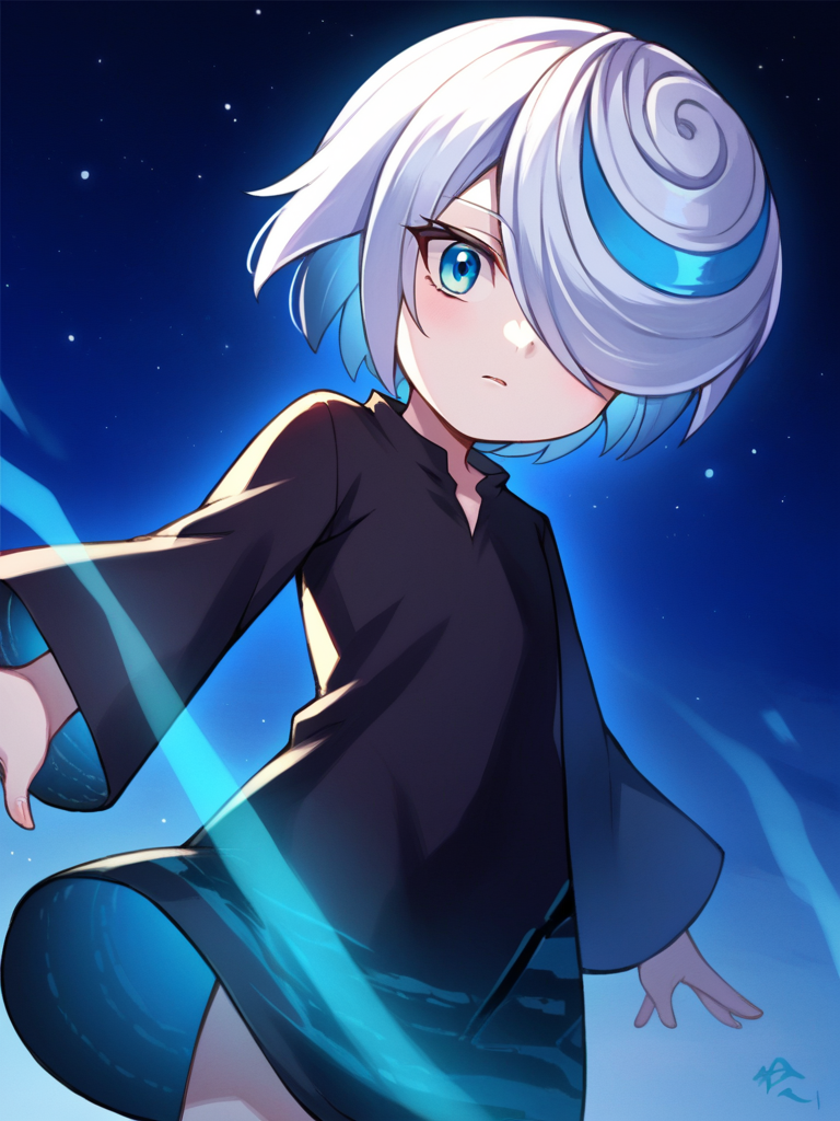 score_9, score_8_up, score_7_up, source_anime, BREAK
1girl, solo, <lora:Sage-20:1> sage, short hair, hair over one eye, white hair, goodsage, blue eyes, blue hair, two-tone hair